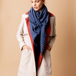 Cashmere Pom Pom Wrap