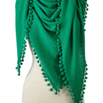 Cashmere Pom Pom Wrap