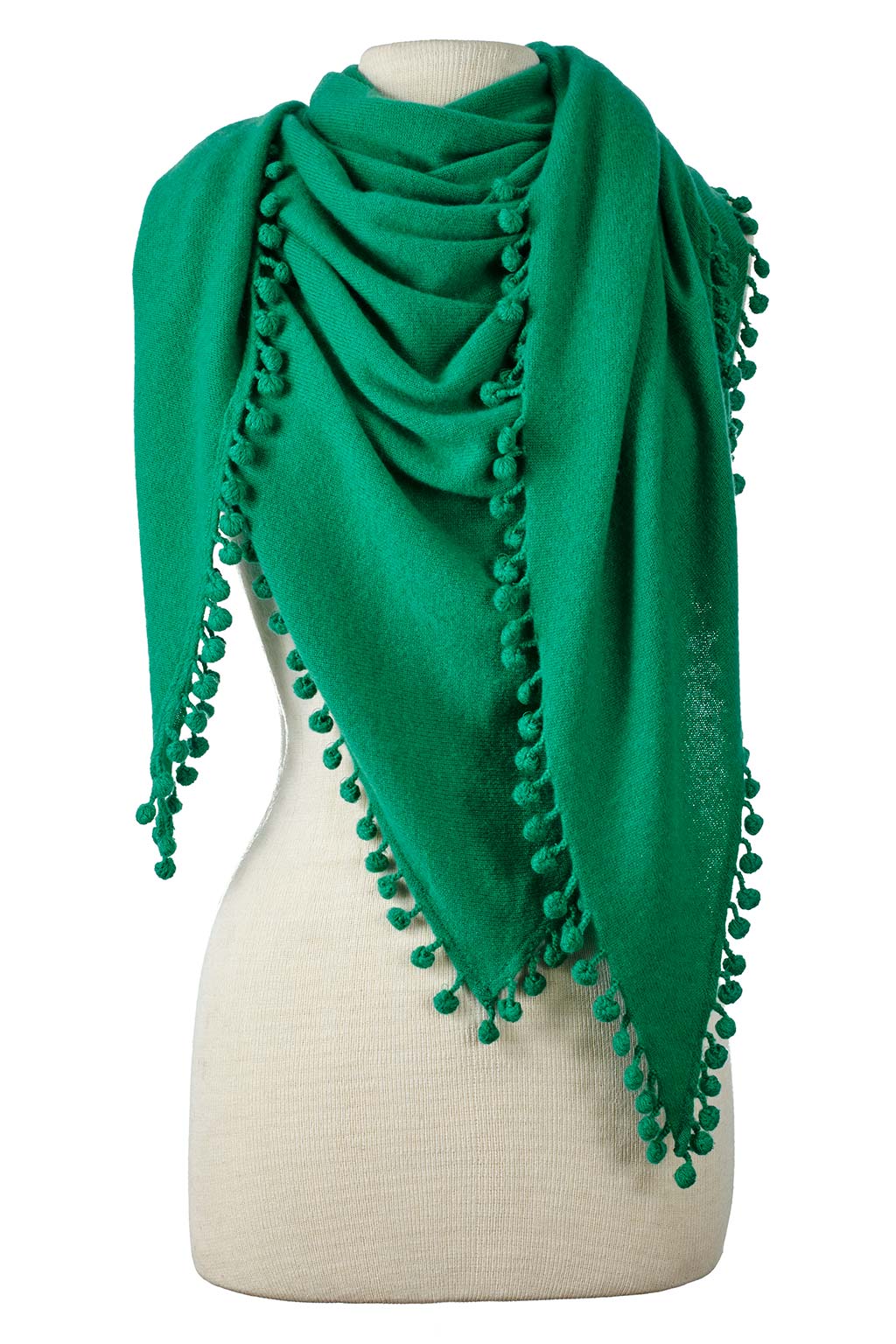 Cashmere Pom Pom Wrap
