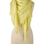 Cashmere Pom Pom Wrap