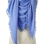 Cashmere Pom Pom Wrap