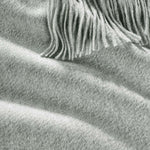 Alpine Cashmere Ripple Finish Scarf in Dove Gray