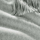 Alpine Cashmere Ripple Finish Scarf in Dove Gray