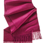 Alpine Cashmere Ripple Finish Wrap in Plum Purple
