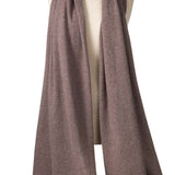 Alpine Cashmere's Luxurious Chunky Travel Wrap in Nutmeg Brown